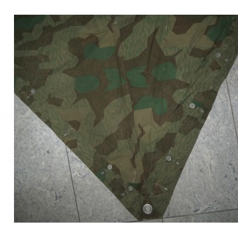 Плащ-палатка Вермахта треугольник оскольчатый камуфляж. Espenlaub militaria