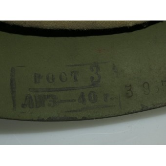 Стальной шлем СШ 36, 1940 года выпуска ЛМЗ. Espenlaub militaria