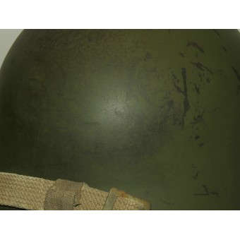 Стальной шлем СШ 36, 1940 года выпуска ЛМЗ. Espenlaub militaria