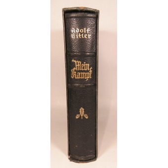 Adolf Hitlers bok Mein Kampf. Bröllopsgåva Südtondern-Neukirchen-området. Espenlaub militaria