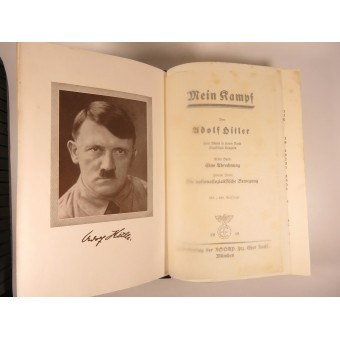 Adolf Hitler, Mein Kampf. An Oberdonau area wedding edition 1938. Espenlaub militaria