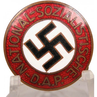 Una insignia de miembros de NSDAP temprano de los GES de finales de los 20. Gesch- 23.55 mm. Espenlaub militaria