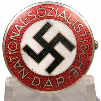 Badge of a member of the 3rd Reich Nazi party M 1/6 RZM-Karl Hensler. Espenlaub militaria