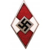 Hitlerjugendin jäsenmerkki M1/90 RZM Apreck & Vrage-Leipzig