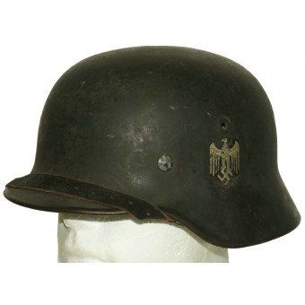 M40 EF 66/21849 single decal steel helmet. Espenlaub militaria