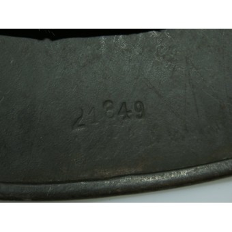 M40 EF 66/21849 Casco in acciaio a decalcomania singola. Espenlaub militaria