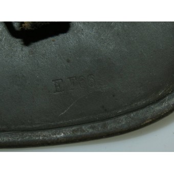 Стальной шлем образца 1940 года EF 66/21849 однодекальный. Espenlaub militaria
