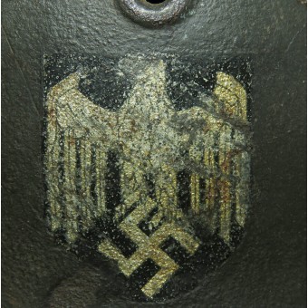 M 1940 EF 64/22701 stalen helm, enkel sticker. Espenlaub militaria