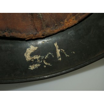Стальной шлем образца 1940 года EF 64/22701 однодекальный. Espenlaub militaria