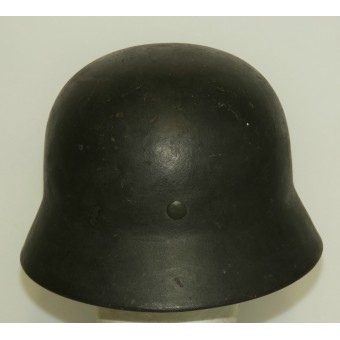 M 1940 EF 64/22701 Casco de acero, calcomanía simple. Espenlaub militaria