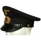 SA-Marine Tuchmütze, gorra de visera para la marina SA. Etiquetado RZM
