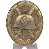Gold grade wound badge, PKZ 4 Steinhauer und Lück. Zinc