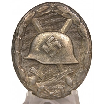 Wondinsigne in zilver van Steinhauer und Lück. Espenlaub militaria