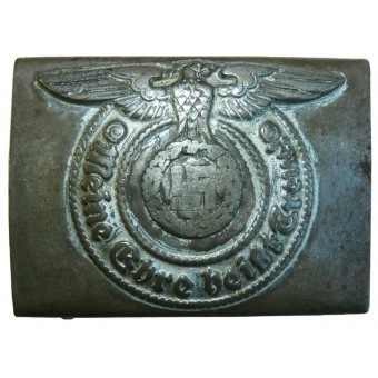 Denazified Waffen SS steel buckle. Espenlaub militaria