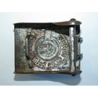 Denazified Waffen SS steel buckle. Espenlaub militaria