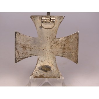 Iron Cross, First Class 1914. One-piece made. Cased. Espenlaub militaria