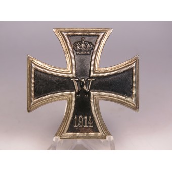Железный крест первого класса 1914. Цельноштампованный. Espenlaub militaria