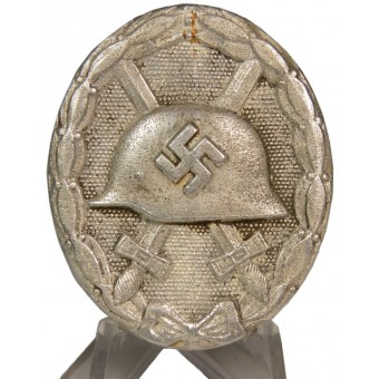 Знак за ранение серебряная степень. Wächtler und Lange. PKZ 100. Espenlaub militaria