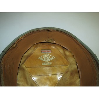 Visor hat of the lower rank of the Wehrmacht sanitary and medical service. Espenlaub militaria