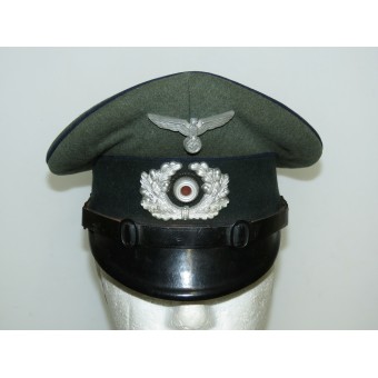 Cappello a visiera del grado inferiore del servizio sanitario e medico della Wehrmacht. Espenlaub militaria