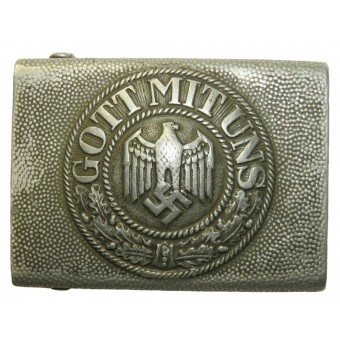 Aluminum Wehrmacht Buckle without Marking. Espenlaub militaria