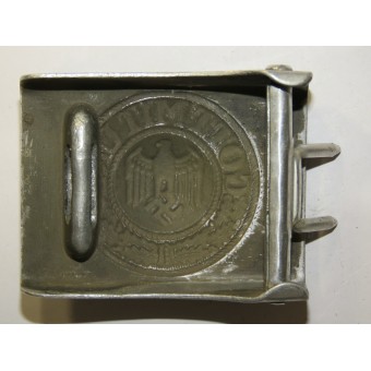 Aluminum Wehrmacht Buckle without Marking. Espenlaub militaria