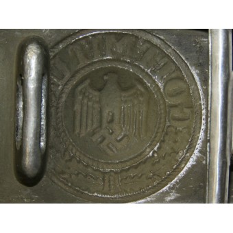 Aluminum Wehrmacht Buckle without Marking. Espenlaub militaria