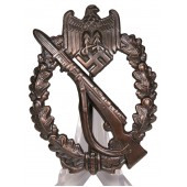 Infanterie-Sturmabzeichen Dr. Franke aus Bronze