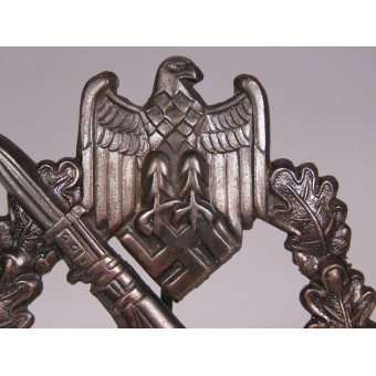 Знак за пехотные атаки Dr. Franke в бронзе. Espenlaub militaria