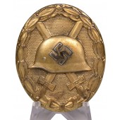 Wound Badge. Gold Grade, Glaser & Sohn