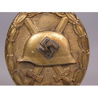 Wound Badge. Gold Grade, Glaser & Sohn. Espenlaub militaria