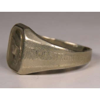 Commemorative Ring Honoring Service on the Western Front. Espenlaub militaria