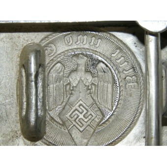 Hitler Youth Leather Belt with Aluminum Buckle and Motto Blut und Ehre!. Espenlaub militaria