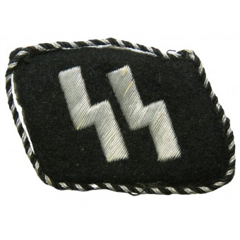 Collar Tab of Leibstandarte SS Adolf Hitler with Straight Runes. Espenlaub militaria