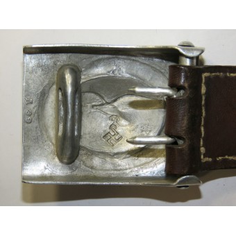 Luftwaffe Buckle, Aluminum, Herman Aurich, Dresden, 1940. Espenlaub militaria