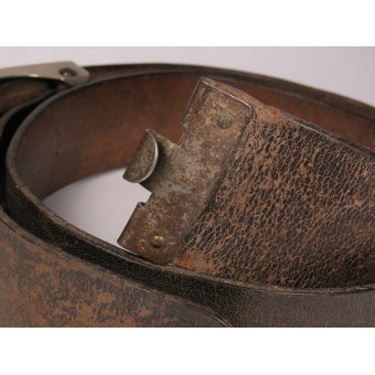 Early SS Belt with Nickel Silver Buckle Overhoff & Cie. Espenlaub militaria