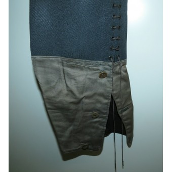 Steingrau Breeches for Wehrmacht or Waffen-SS Officers. Espenlaub militaria