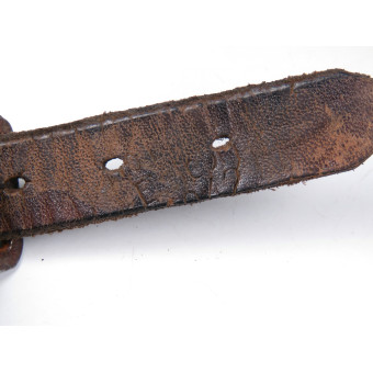 Кожаный подбородочник для немецкого шлема 1942 года. Espenlaub militaria