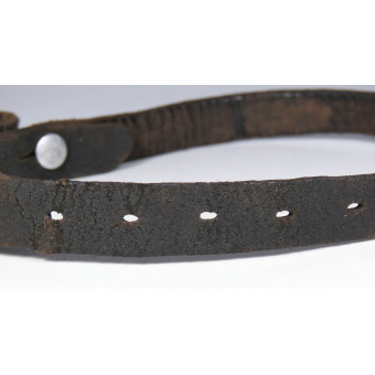 Кожаный подбородочник для немецкого шлема 1942 года. Espenlaub militaria