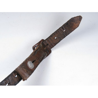 Кожаный подбородочник для немецкого шлема 1942 года. Espenlaub militaria