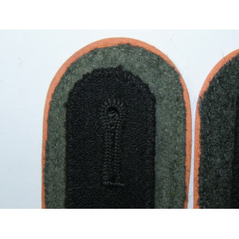 Waffen-SS geological service shoulder boards 1942. Espenlaub militaria