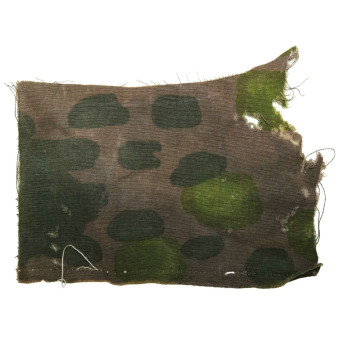 Small fragment of SS camouflage fabric Platanenmuster. Espenlaub militaria