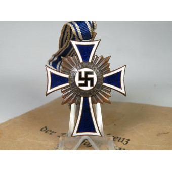 Ehrenkreuz der deutschen Mutter in Bronze mit Umschlag. Donner.. Espenlaub militaria