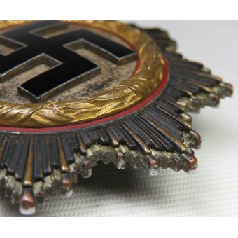 Немецкий крест, золотая степень C.F. Zimmermann, маркировка 20. Espenlaub militaria