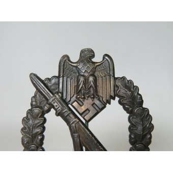 Infanterie Sturmabzeichen en bronce JFS Josef Feix. Espenlaub militaria