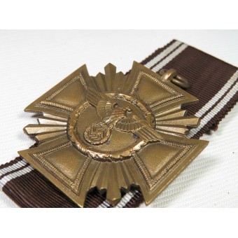 NSDAP Dienstauszeichnung in Bronze 3.Stufe Friedrich Orth. Marked 15. Espenlaub militaria