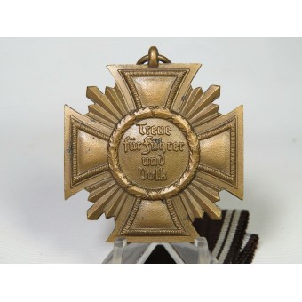 NSDAP Dienstauszeichnung en bronze 3.Stufe Friedrich Orth. Marqué « 15 ». Espenlaub militaria