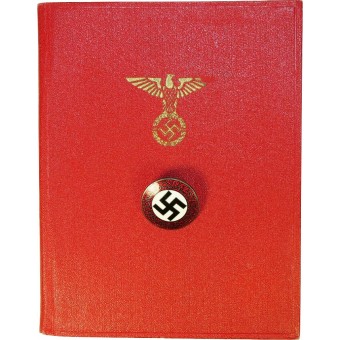 NSDAP Membres du livre (édition 1939) + nommé un badge NSDAP. Espenlaub militaria