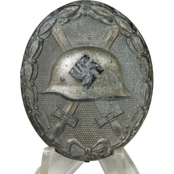 2-й класс знака За ранение  1939, серебро. Фридрих Орт. Espenlaub militaria