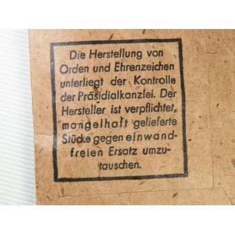 Wound Badge in Black L / 56 with envelope. Espenlaub militaria
